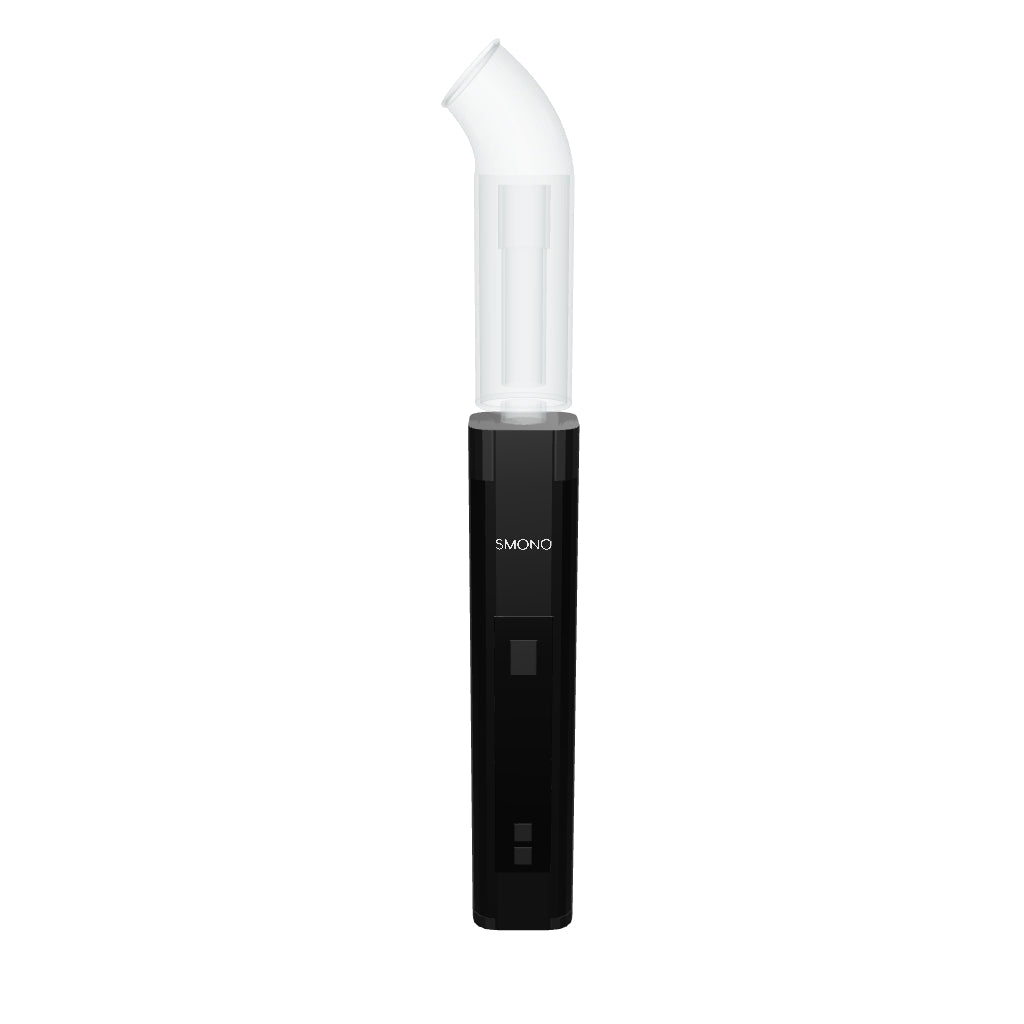 Smono Sunshine Pen V2 mit Glasbubbler, 3D-Näherungsmodell; Zubehör und Ladebuchse nicht dargestellt