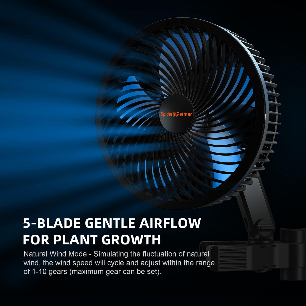 Spider Farmer SF7000 Komplettset – Clipventilator