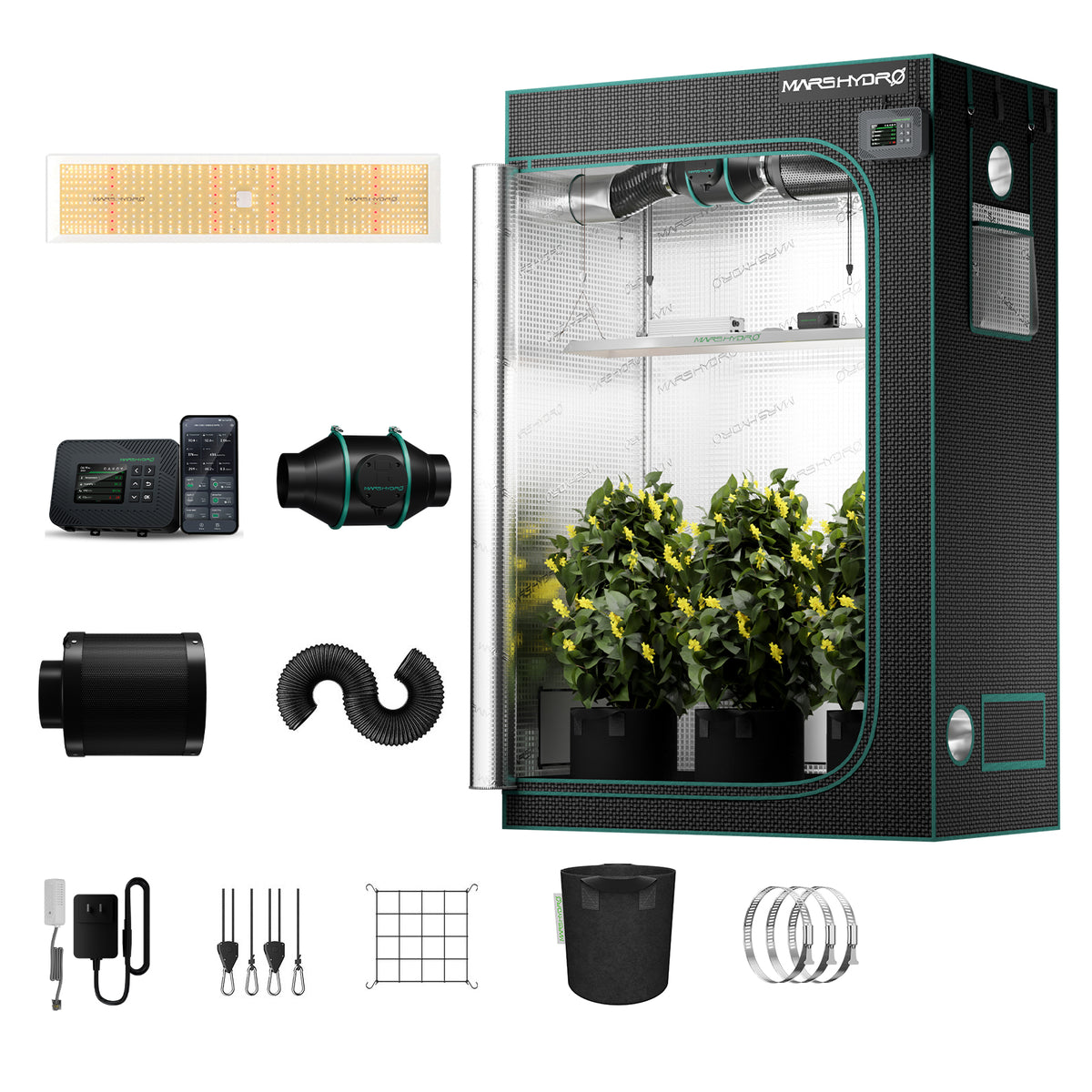 Mars Hydro TSL2000 – Gesamtansicht ohne Add-on