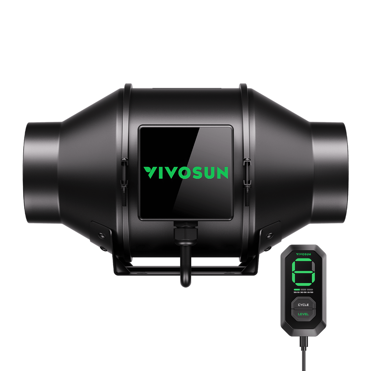 VIVOSUN AeroZesh G4 Rohrventilator 10 cm mit E12 – Galerie 1