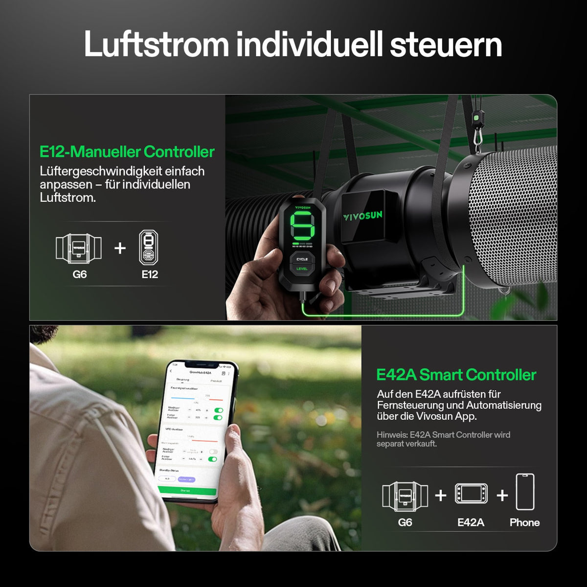 VIVOSUN AeroZesh G6 Abluftset 15 cm mit E12 – Galerie 6