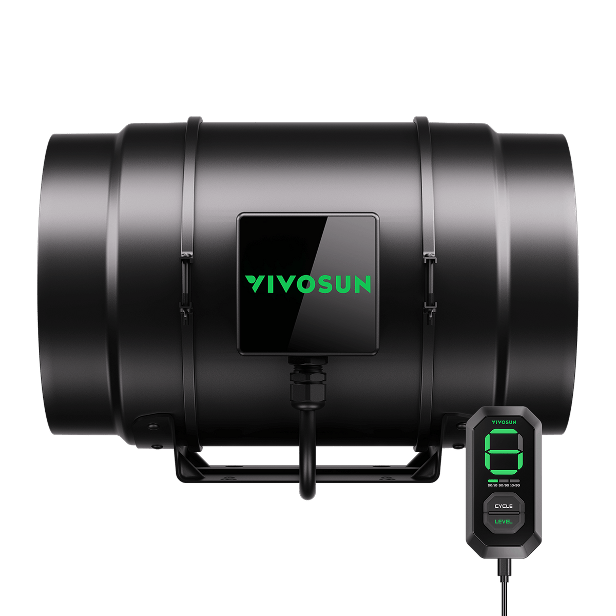 VIVOSUN AeroZesh G8 Rohrventilator 20 cm mit E12 – Galerie 1