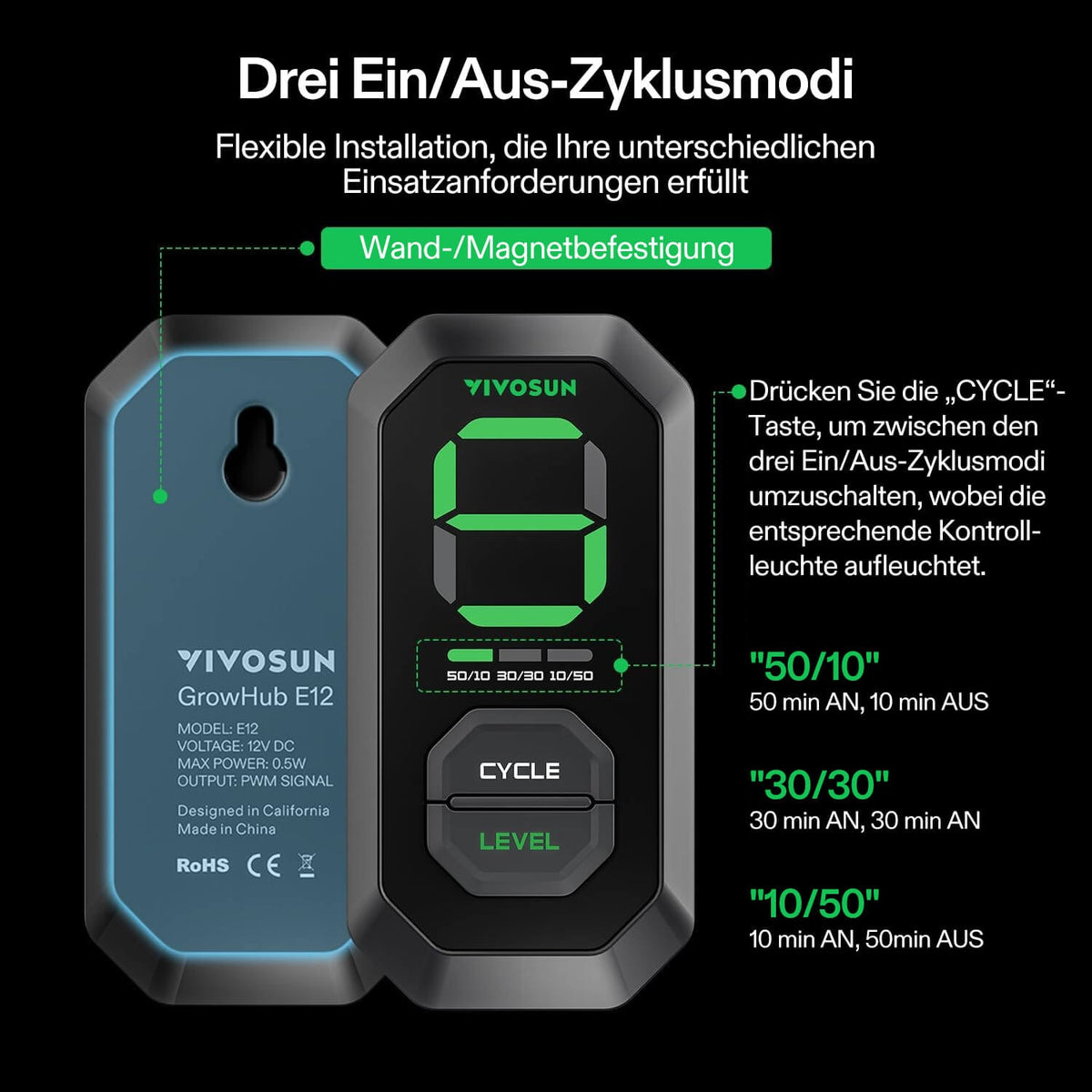 VIVOSUN AeroZesh T4 Abluftset 10 cm mit E12 – Galerie 6