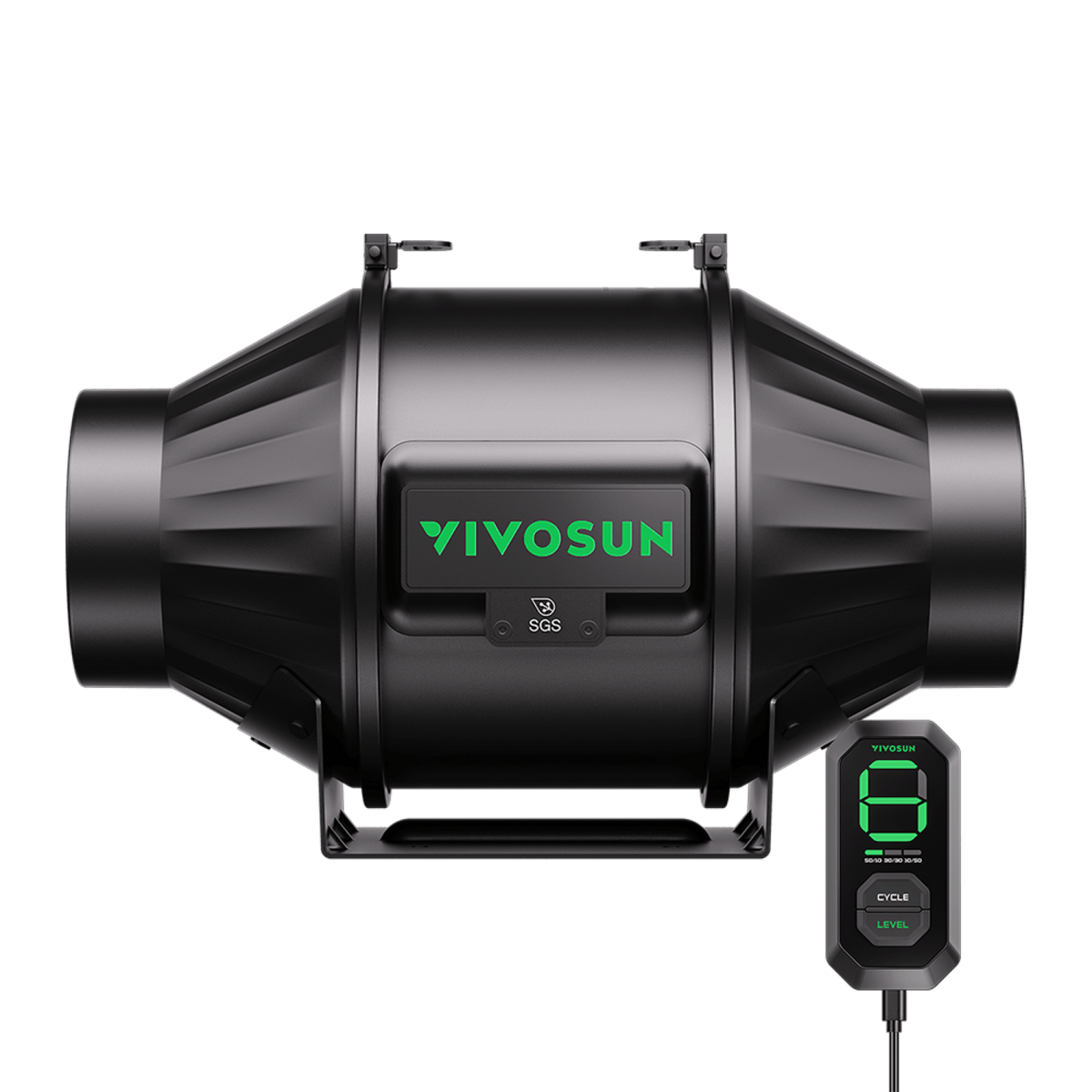 VIVOSUN AeroZesh T4 Rohrventilator 10 cm mit E12 – Galerie 1