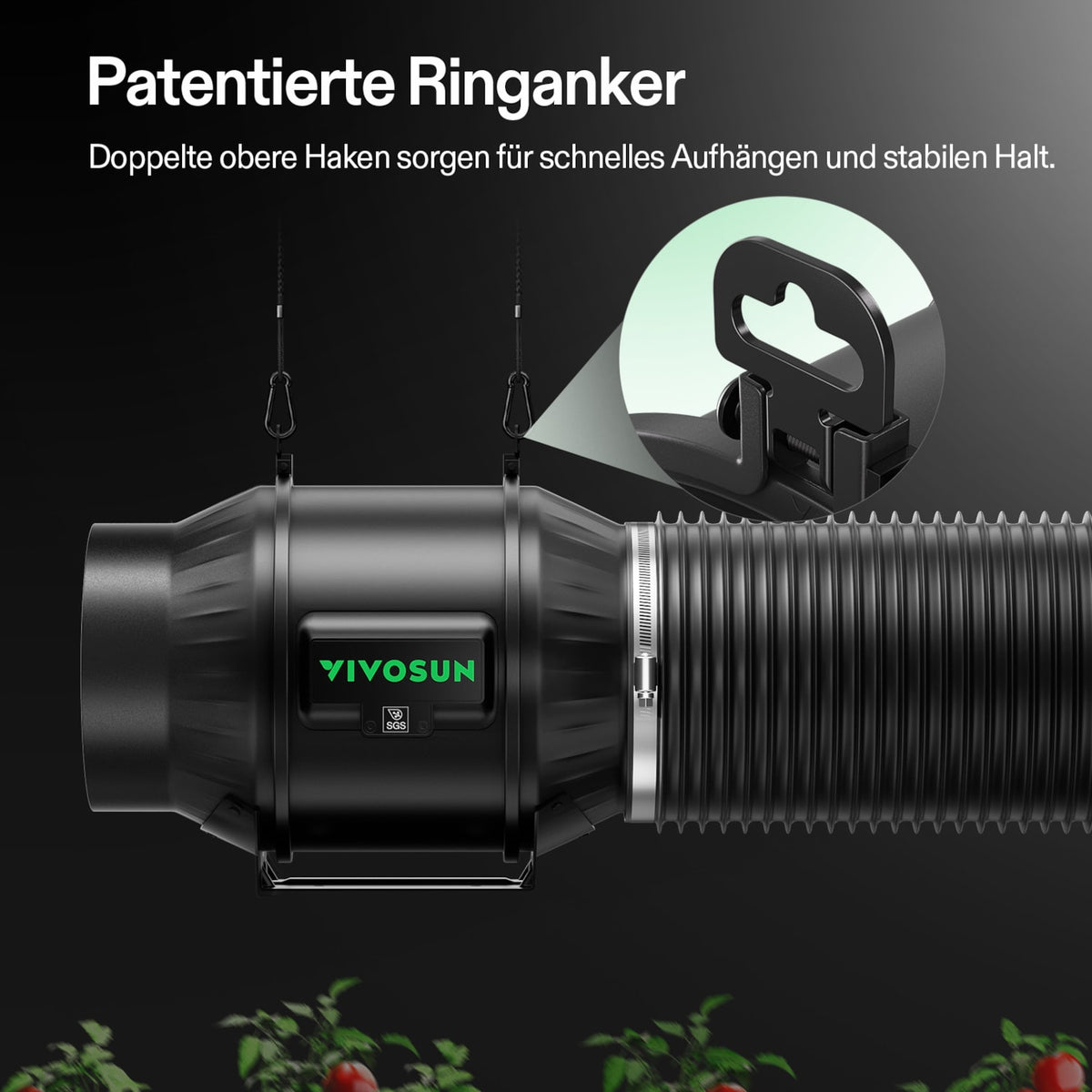 VIVOSUN AeroZesh T6 Smart Abluftset Pro 15 cm mit GrowHub E42A+ – Galerie 9