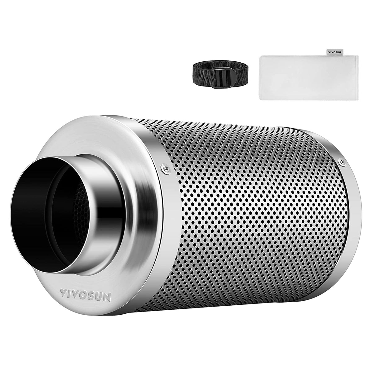 VIVOSUN Aktivkohlefilter 20 cm zur Geruchskontrolle – Galerie 1
