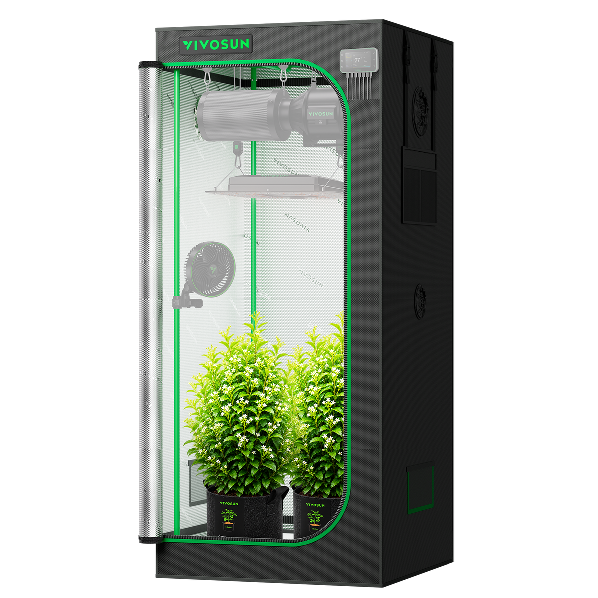 VIVOSUN P236 Growbox 70×70×160 cm – Galerie 8