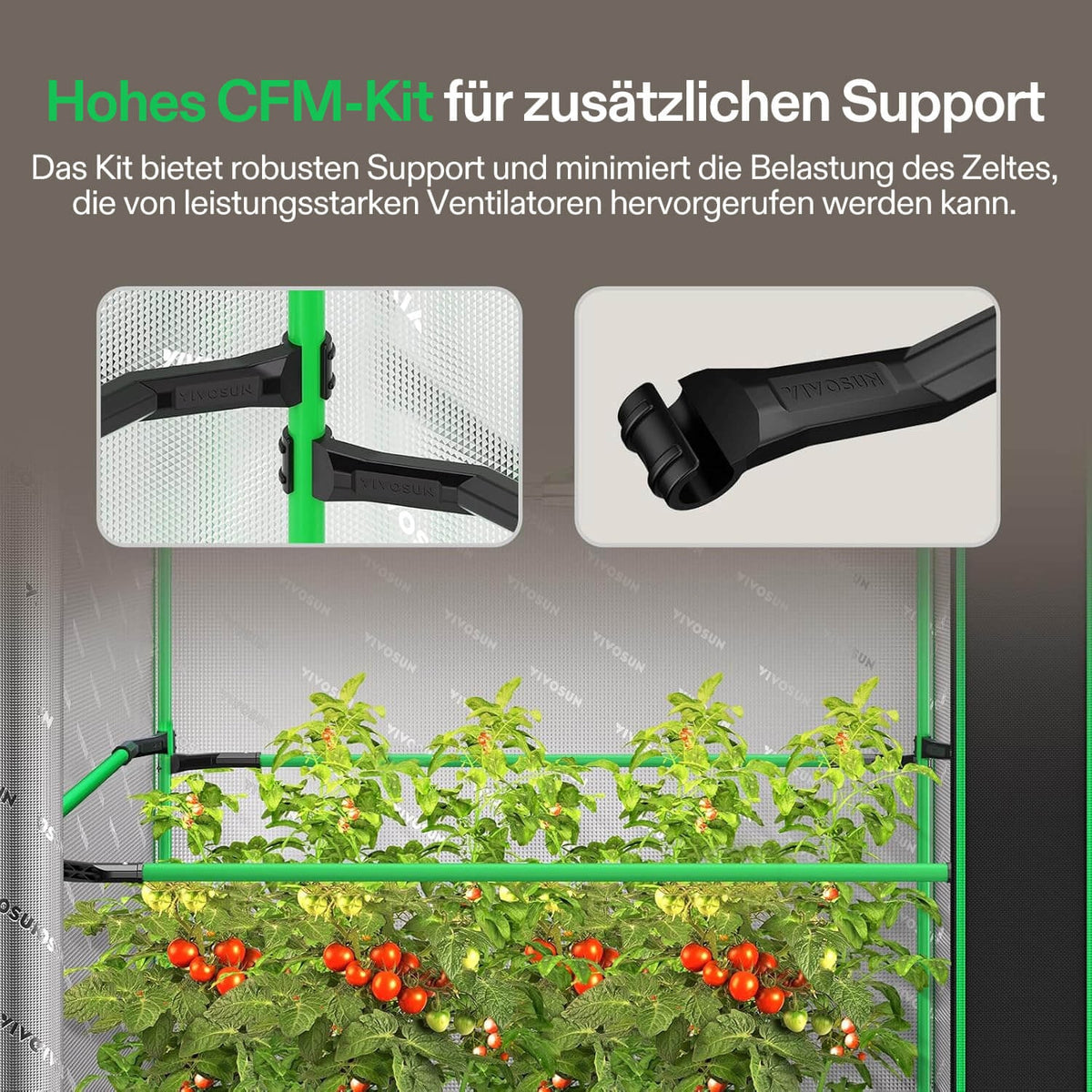 VIVOSUN P336 Growbox 90×90×180 cm – Galerie 4