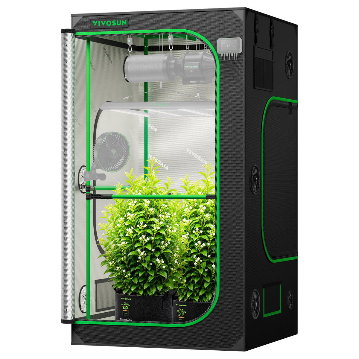 VIVOSUN P346 Growbox 100×100×180 cm – Galerie 9