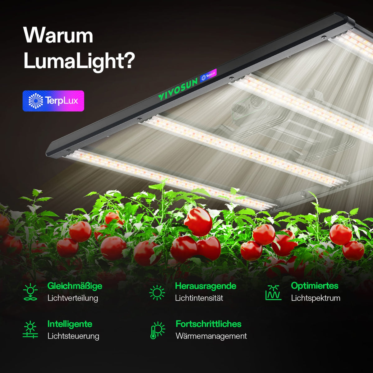 VIVOSUN LumaLight 320W LED Pflanzenlampe – Galerie 2