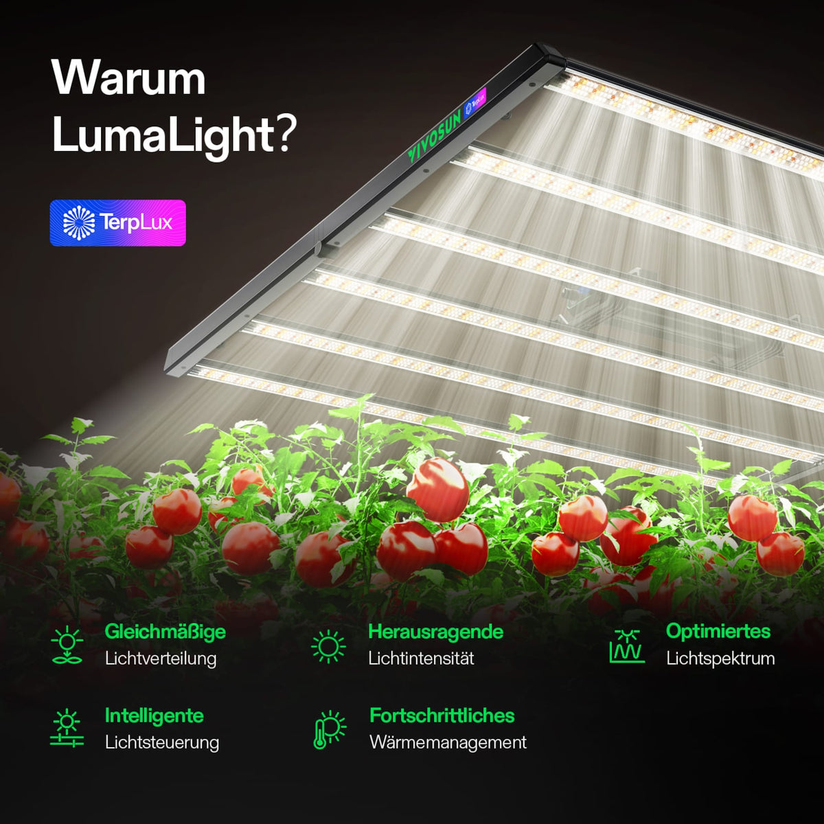 VIVOSUN LumaLight 750W LED Pflanzenlampe – Galerie 2
