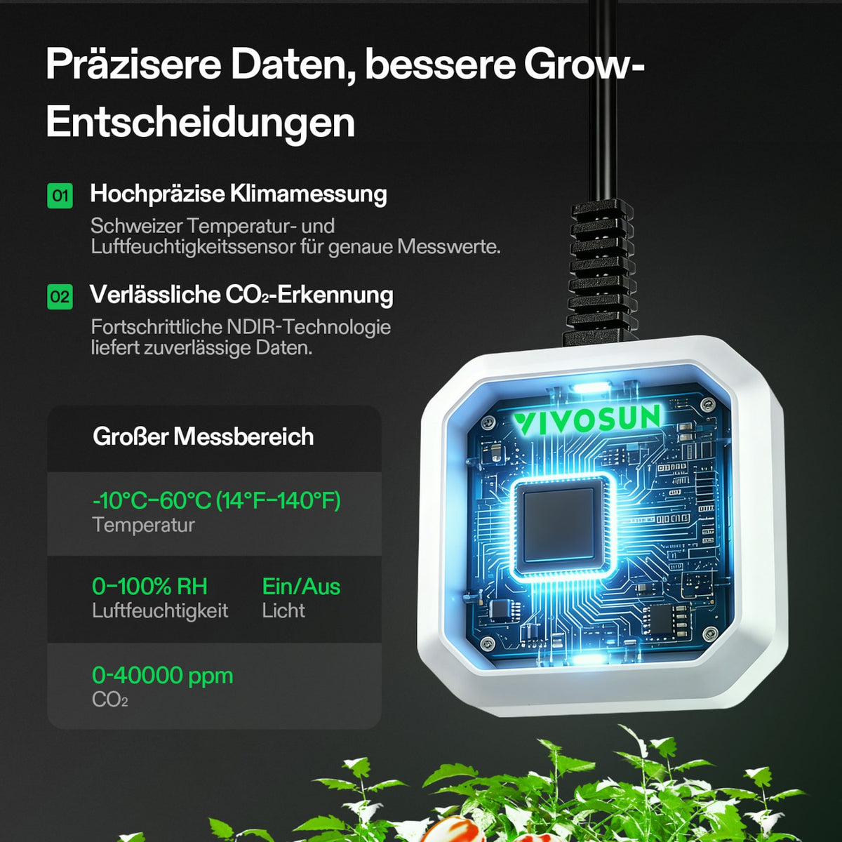 4-in-1 Sensor – GrowHub-Steuerung